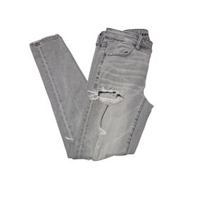 American Eagle Outfitters Gray Distressed Jeggings